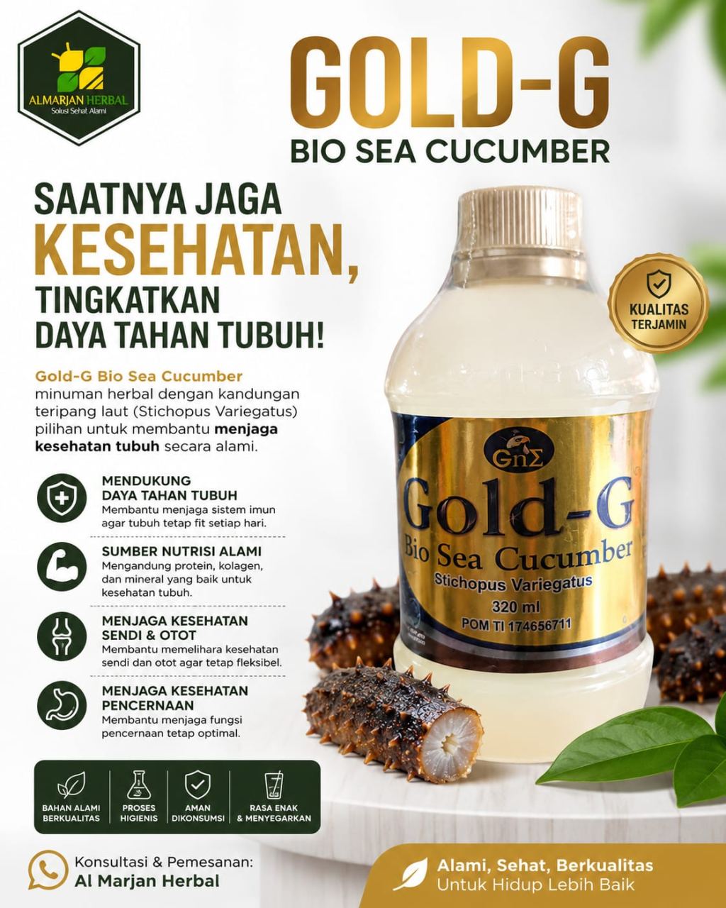 GAMAT JELLY GOLD-G 500 ML