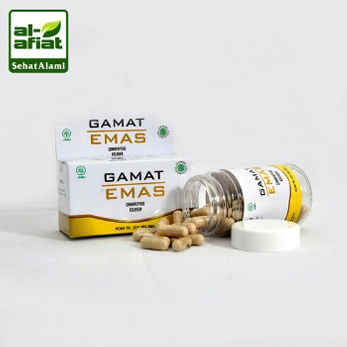 Jual GAMAT EMAS AL-AFIAT 60 KAPSUL Asli - Al Marjan