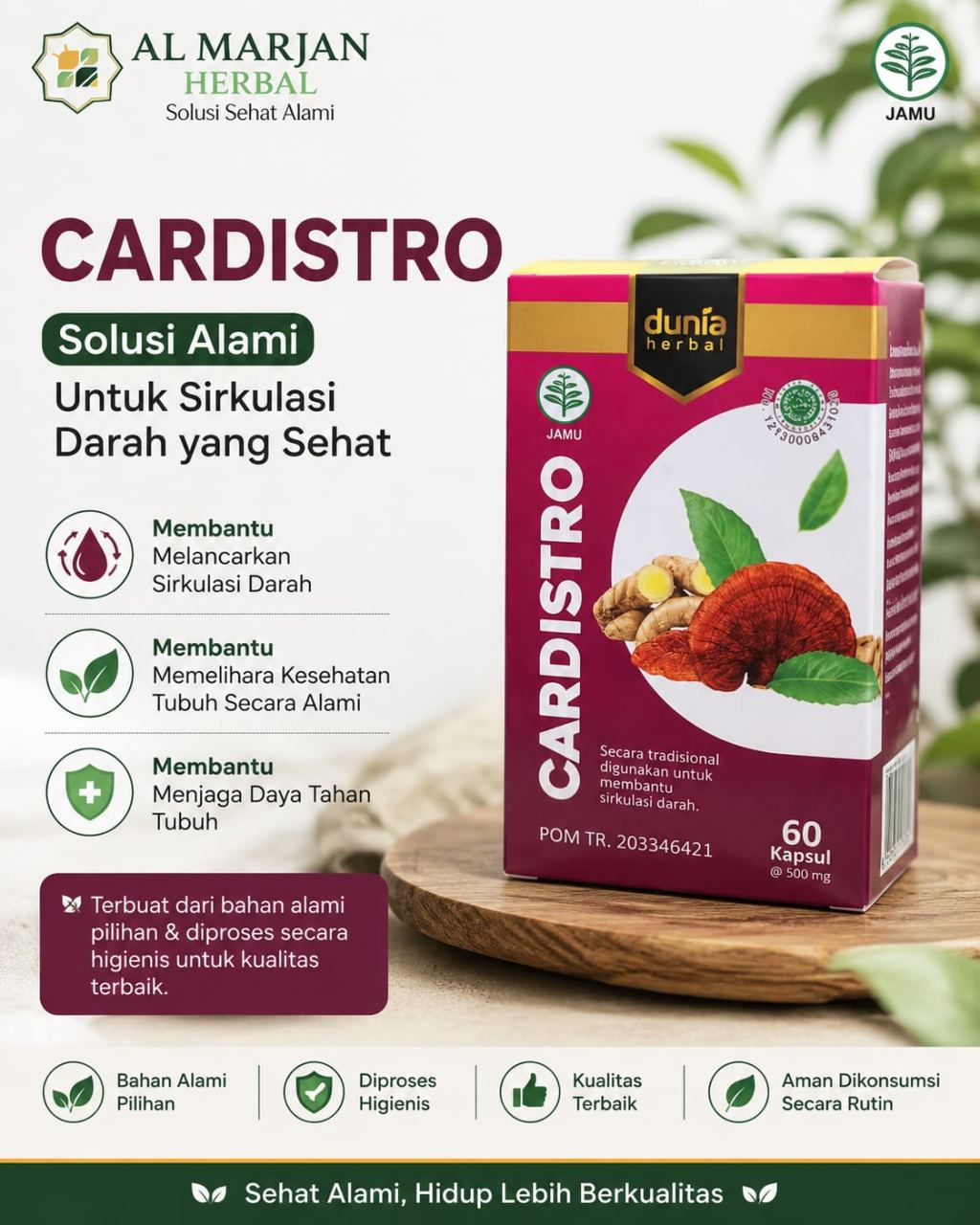 Jual CARDISTRO 60 KPSL Asli - Al Marjan