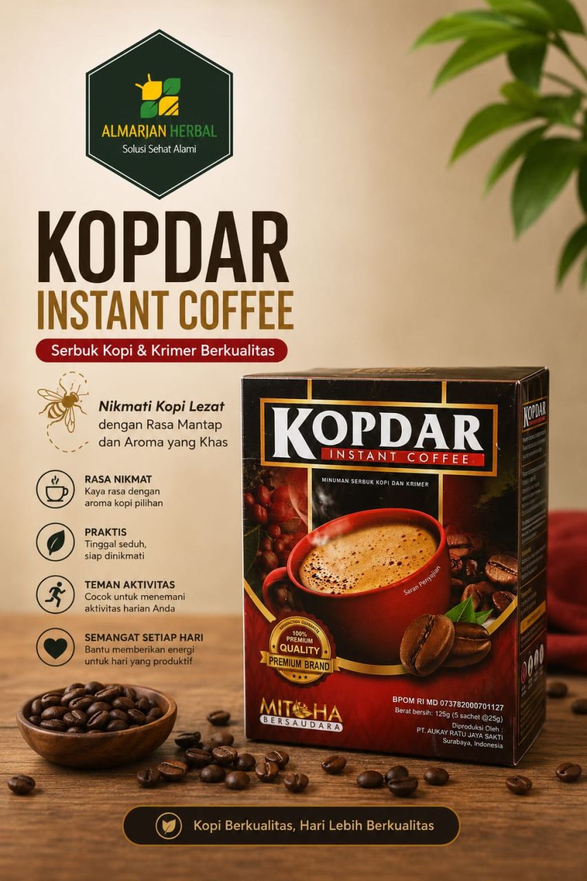 Jual KOPDAR SACHET Asli - Al Marjan