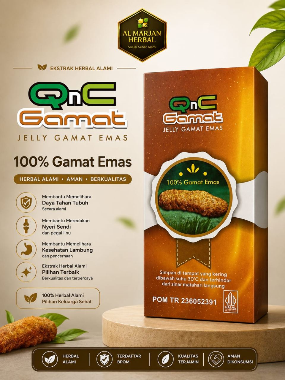 Jual Q & C GAMAT Asli - Al Marjan