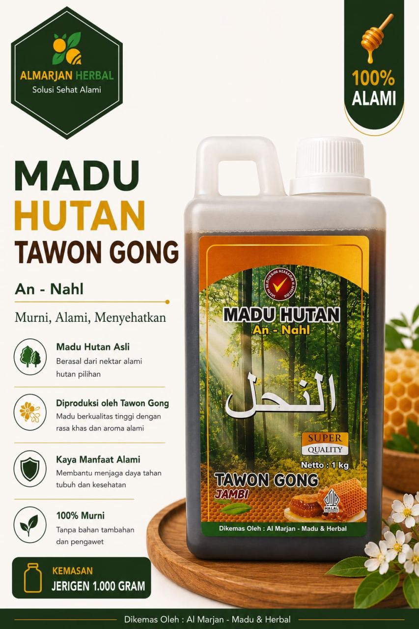 MADU AN NAHL TAWON GONG JAMBI 1000 GR