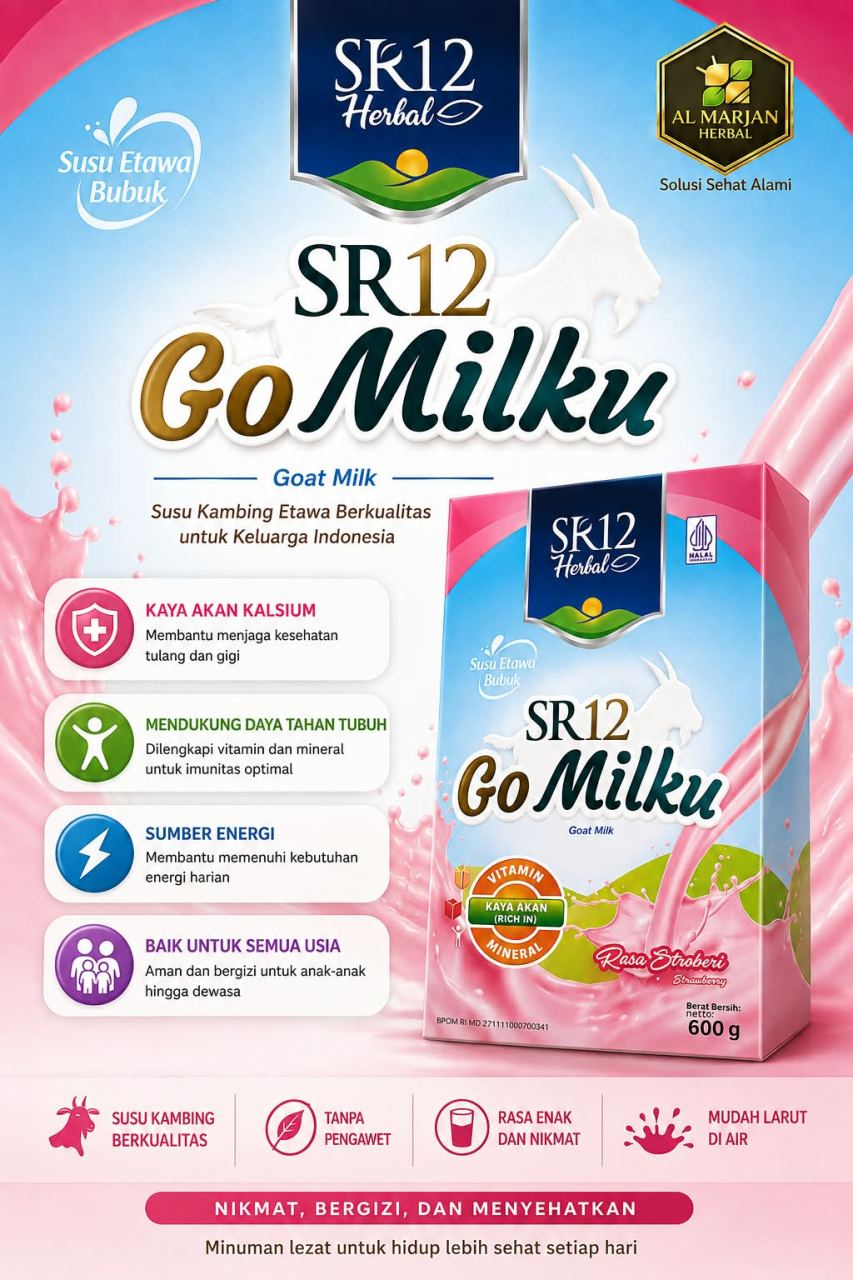 Jual GOMILKU 600GR STROBERI Asli - Al Marjan