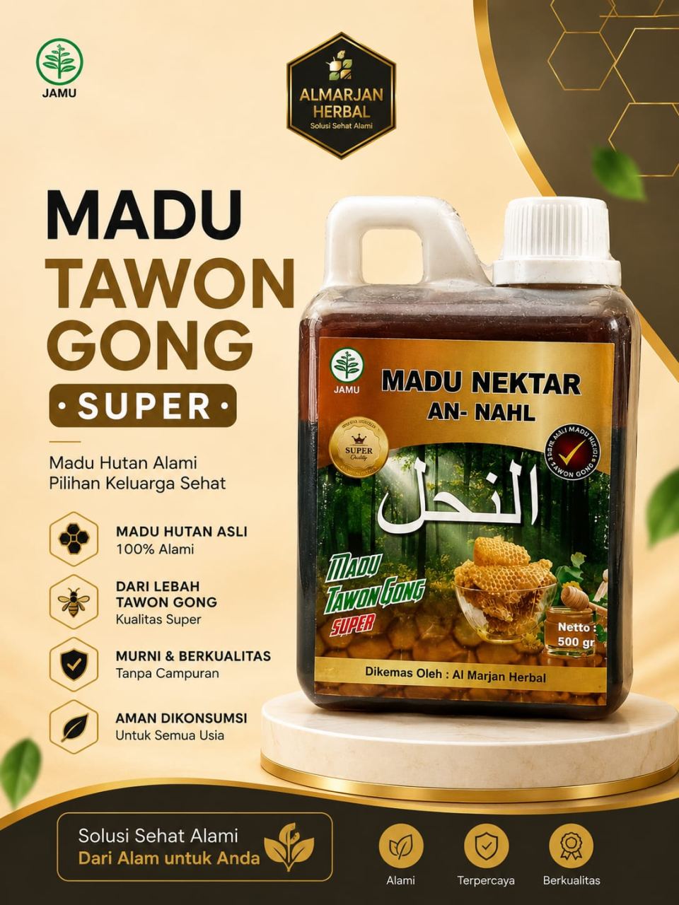 MADU TAWON GONG SUPER 500 GR