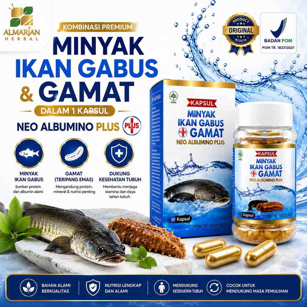 MINYAK IKAN GABUS PLUS GAMAT NEO ALBUMINO