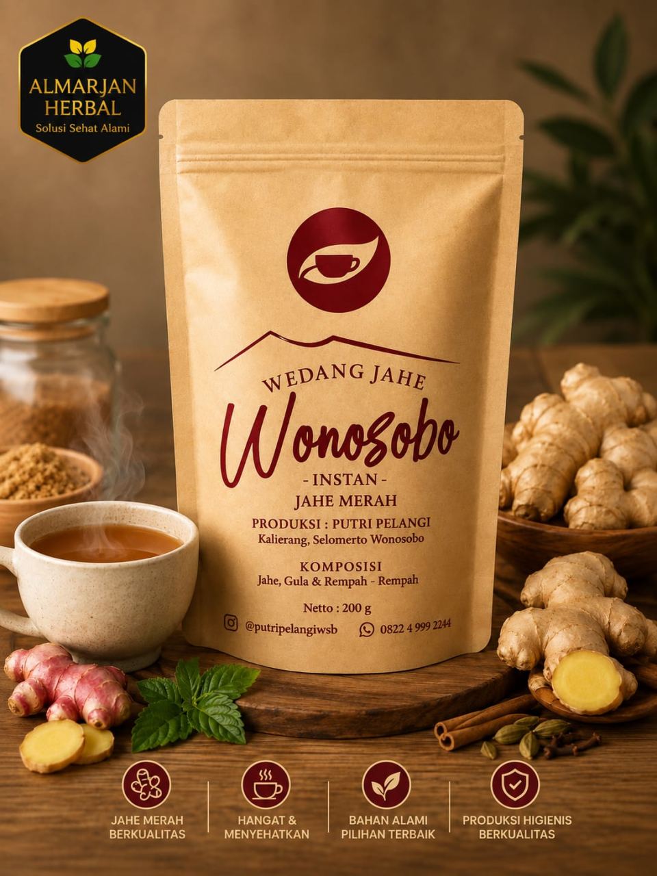 WEDANG JAHE WONOSOBO 200 Gr
