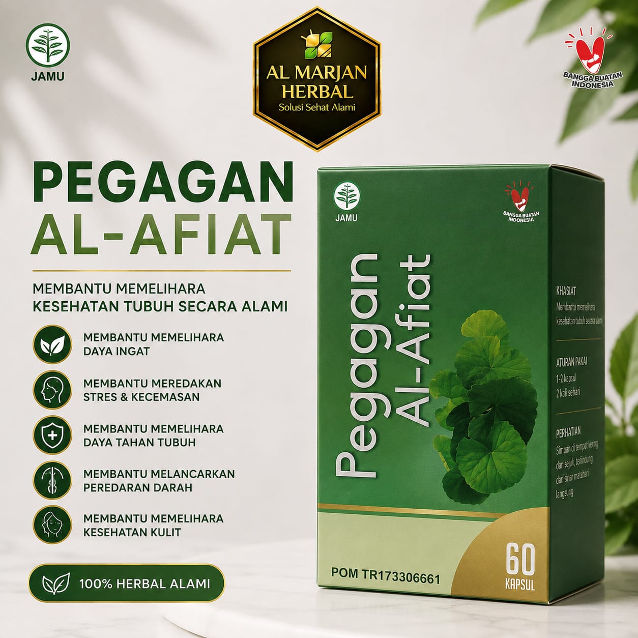 Jual PEGAGAN AL AFIAT 60 KPSL Asli - Al Marjan
