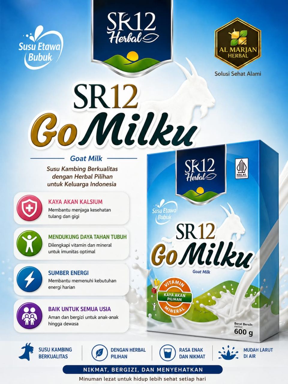 GOMILKU 600GR ORIGINAL